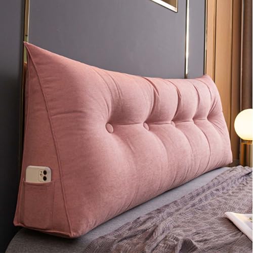 HLTQL StüTzkissen Zum Lesen Kissen RüIckenlehne Bett Lesekissen FüR Bett Und Sofa RüCkenlehne Kissen Lesen Bett RüCkenlehne Wand(b1,80cm) von HLTQL