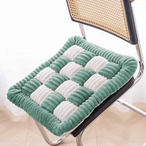 HLTQL Stuhlkissen 50 * 50cm Sitzkissen Futonmatte Tatami-Matte Langzeit-Sitzbodenstuhlmatte Büro-Esszimmerstuhlmatte Sitzauflagen Gartenmöbel Kissen für drinnen und draußen(a3) von HLTQL