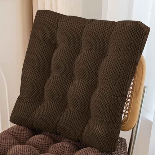 HLTQL Stuhlkissen Sitzkissen Futonmatte Tatami-Matte Langzeit-Sitzbodenstuhlmatte Büro-Esszimmerstuhlmatte Sitzauflagen Gartenmöbel Kissen für drinnen und draußen(010,50 * 50cm) von HLTQL