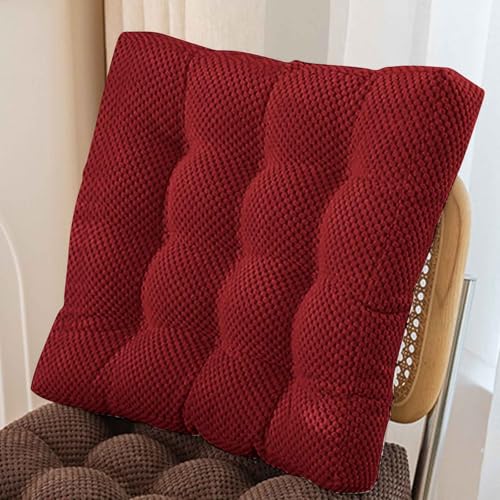 HLTQL Stuhlkissen Sitzkissen Futonmatte Tatami-Matte Langzeit-Sitzbodenstuhlmatte Büro-Esszimmerstuhlmatte Sitzauflagen Gartenmöbel Kissen für drinnen und draußen(019,40 * 40cm) von HLTQL