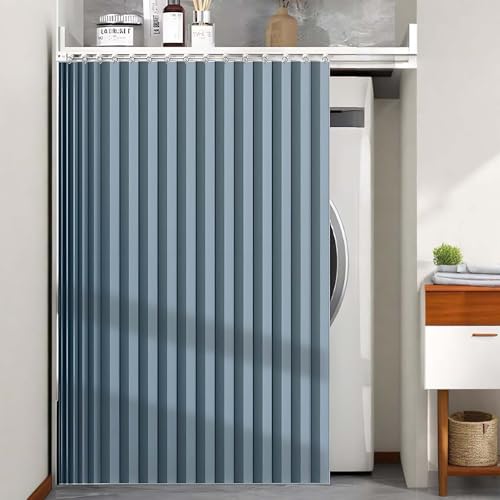 HLTQL Vorhang FüR KüChenschrank KüChenschrank Vorhang Kurz Schrank Vorhang Zum Schieben KüChe Staubdichter Vorhang FüR Regale(#4,90x130cm) von HLTQL