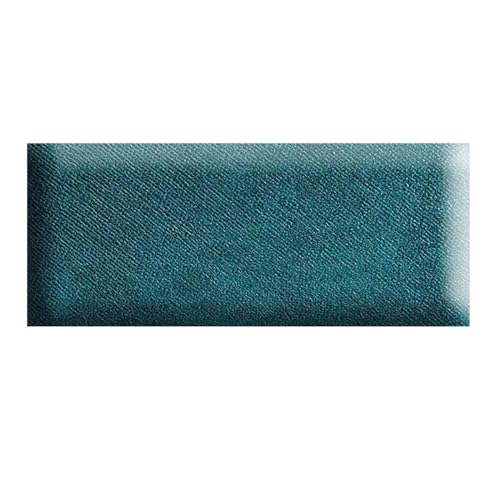 HLTQL Wandkissen Leder Selbstklebend、Gepolsterte Wandpaneele Bett、Polster Kopfteil、Wanddekoration FüR Schlafzimmer, Kinderzimmer, BüRo, Diele(#Navy Blue,30x60cm) von HLTQL