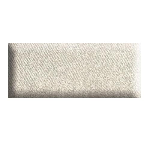 HLTQL Wandkissen Leder Selbstklebend、Gepolsterte Wandpaneele Bett、Polster Kopfteil、Wanddekoration FüR Schlafzimmer, Kinderzimmer, BüRo, Diele(#beige,40x40cm) von HLTQL