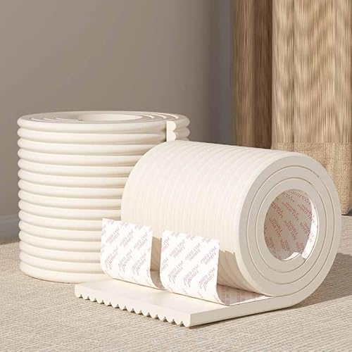 HLTQL Wandpaneele Gepolstert Kinderzimmer Wand 2 Rollen/200cm Wandkissen Selbstklebend Kinderzimmer Wall Panels Paneele Wand Selbstklebend Wandschutz Schlafzimmer Wandschutz(02) von HLTQL