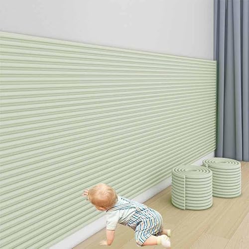 HLTQL Wandpaneele Gepolstert Kinderzimmer Wand 200cm Wandkissen Selbstklebend Kinderzimmer Wall Panels Paneele Wand Selbstklebend Wandschutz Schlafzimmer Wandschutz Bett Wandpolster(010) von HLTQL
