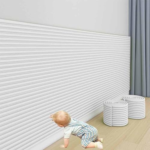 HLTQL Wandpaneele Gepolstert Kinderzimmer Wand 200cm Wandkissen Selbstklebend Kinderzimmer Wall Panels Paneele Wand Selbstklebend Wandschutz Schlafzimmer Wandschutz Bett Wandpolster(07) von HLTQL