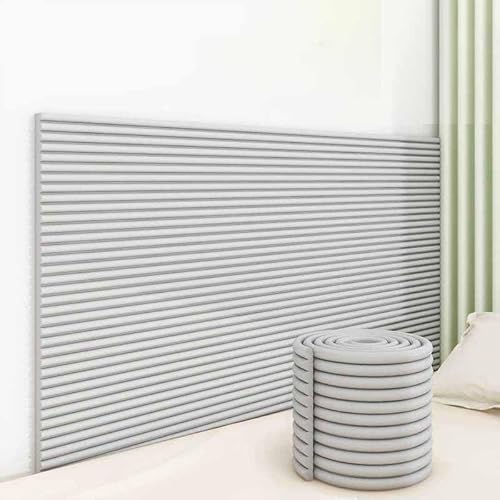 HLTQL Wandpaneele Gepolstert Kinderzimmer Wand 2m Wandkissen Selbstklebend Kinderzimmer Wall Panels Paneele Wand Selbstklebend Wandschutz Schlafzimmer Wandschutz Bett Wandpolster(09) von HLTQL