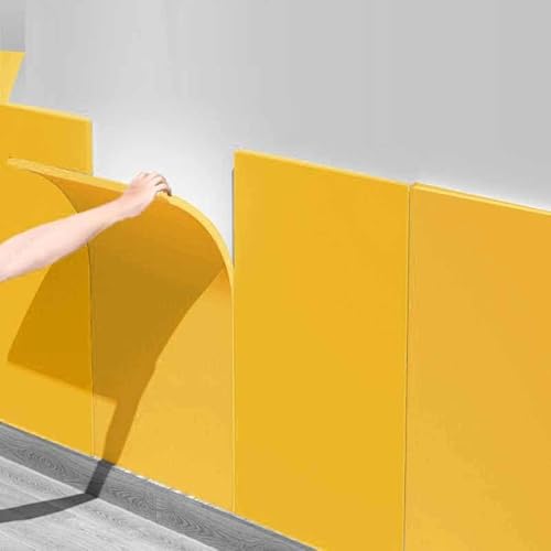 HLTQL Wandpaneele Gepolstert Kinderzimmer Wand Wandkissen Selbstklebend Kinderzimmer Wall Panels Paneele Wand Selbstklebend Wandschutz Schlafzimmer Wandschutz Bett Wandpolster(1,3m* 50cm) von HLTQL