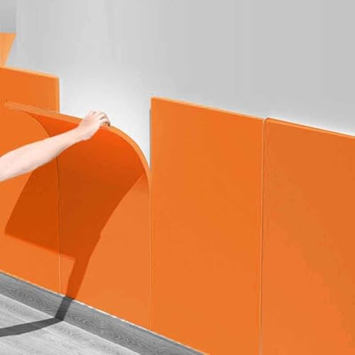 HLTQL Wandpaneele Gepolstert Kinderzimmer Wand Wandkissen Selbstklebend Kinderzimmer Wall Panels Paneele Wand Selbstklebend Wandschutz Schlafzimmer Wandschutz Bett Wandpolster(7,3m* 40cm) von HLTQL