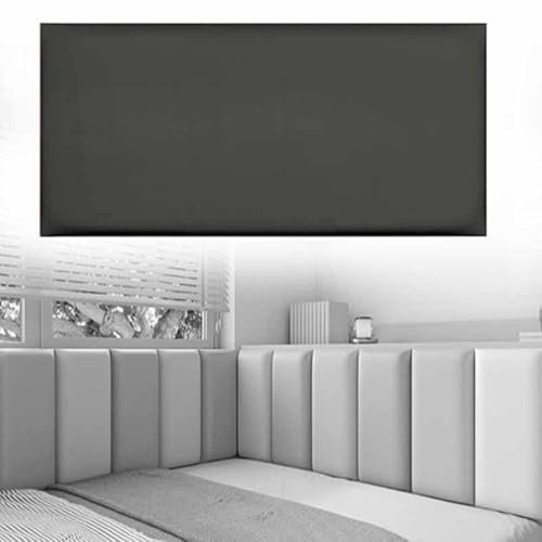 HLTQL Wandpaneele Gepolstert Lederoptik 3D Selbstklebend Kinderzimmer Bett Wandkissen Selbstklebend Polsterpaneel Wand Wall Panels Wandpolster Wandkissen(2,30 * 50cm) von HLTQL