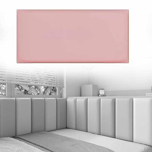 HLTQL Wandpaneele Gepolstert Lederoptik 3D Selbstklebend Kinderzimmer Bett Wandkissen Selbstklebend Polsterpaneel Wand Wall Panels Wandpolster Wandkissen(22,30 * 40cm) von HLTQL