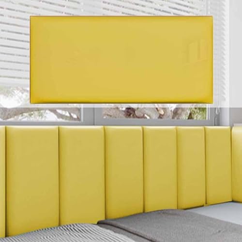 HLTQL Wandpaneele Gepolstert Lederoptik 3D Selbstklebend Kinderzimmer Bett Wandkissen Selbstklebend Polsterpaneel Wand Wall Panels Wandpolster Wandkissen(5,20 * 40cm) von HLTQL