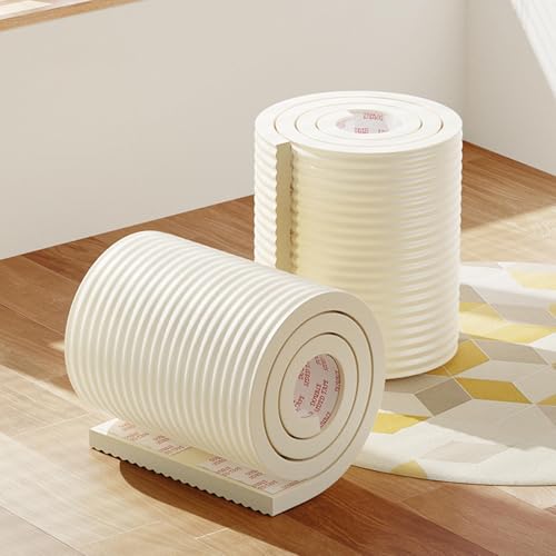HLTQL Wandpaneele Gepolstert Selbstklebend Wandschutz Kinderzimmer Bett Wandpolster Selbstklebend Bett Bett Wandpolster Kinder Kollisionsschutz(#4,8m) von HLTQL