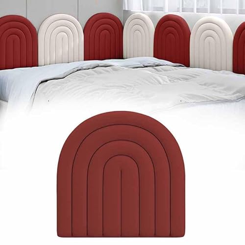HLTQL Wandpaneele Gepolstert Wandkissen Selbstklebend 3D Selbstklebend Wandaufkleber Paneele Wand,40 * 40cm Wandkissen Bett Selbstklebend Leder Polsterpaneel Wandkissen(12) von HLTQL