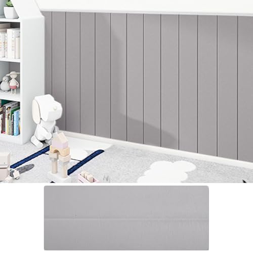 HLTQL Wandpaneele Polster Selbstklebend Wandkissen Selbstklebend Wandpaneele Gepolstert Lederoptik Polsterpaneel Wand Polsterwand FüR Bett(flannel3,4pcs) von HLTQL