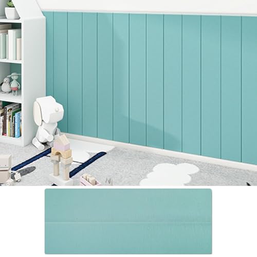 HLTQL Wandpaneele Polster Selbstklebend Wandkissen Selbstklebend Wandpaneele Gepolstert Lederoptik Polsterpaneel Wand Polsterwand FüR Bett(flannel5,4pcs) von HLTQL