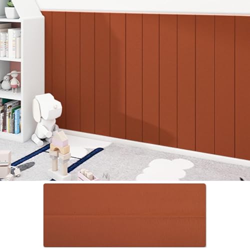 HLTQL Wandpaneele Polster Selbstklebend Wandkissen Selbstklebend Wandpaneele Gepolstert Lederoptik Polsterpaneel Wand Polsterwand FüR Bett(flannel9,8pcs) von HLTQL