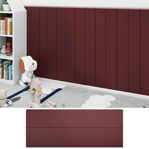HLTQL Wandpaneele Polster Selbstklebend Wandkissen Selbstklebend Wandpaneele Gepolstert Lederoptik Polsterpaneel Wand Polsterwand FüR Bett(leather1,10pcs) von HLTQL