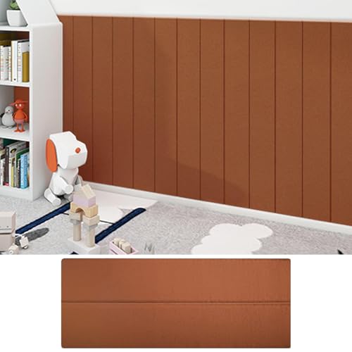HLTQL Wandpaneele Polster Selbstklebend Wandkissen Selbstklebend Wandpaneele Gepolstert Lederoptik Polsterpaneel Wand Polsterwand FüR Bett(leather3,2pcs) von HLTQL