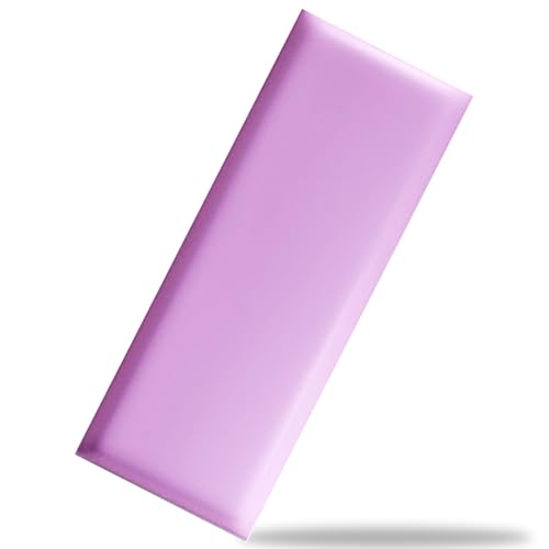 HLTQL Wandpaneele Selbstklebend Kopfteil Bett Wandkissen Lederoptik Wandpaneele Polster Selbstklebend Wandpolster Selbstklebend(#Purple,20x60cm) von HLTQL