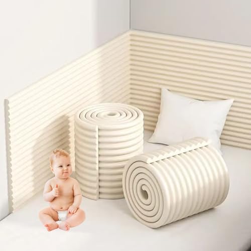 HLTQL Wandpolster Selbstklebend Kinder Wandkissen Selbstklebend 2m Bett Wandpolster Rolle Wandpaneele Kopfteil Bett Wandpolsterung(#1,8m) von HLTQL