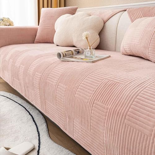 Sofabezug Ecksofa Stretch Ohne Armlehne U Form 2 Sitzer 3 Sitzer Sofaschoner rutschfest Sitzfläche I Form Ecksofa Wasserdicht Katze Für Hunde Sofa Überzug,#24-90x90cm von HLTQL
