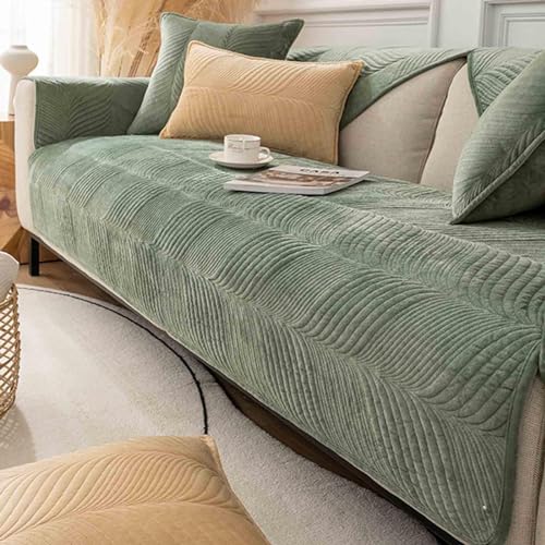 Sofabezug Ecksofa Stretch Ohne Armlehne U Form 2 Sitzer 3 Sitzer Sofaschoner rutschfest Sitzfläche I Form Ecksofa Wasserdicht Katze Für Hunde Sofa Überzug,57-70x150cm von HLTQL