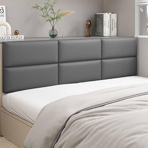Wandpaneele Gepolstert Wandkissen Selbstklebend 3d Selbstklebend Wandaufkleber Paneele Wand,Wandkissen Bett Selbstklebend Leder Polsterpaneel Wandkissen Abnehmbar Schutzplatte(6,Width150*Height40) von HLTQL