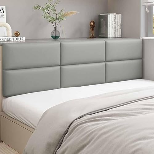 Wandpaneele Gepolstert Wandkissen Selbstklebend 3d Selbstklebend Wandaufkleber Paneele Wand,Wandkissen Bett Selbstklebend Leder Polsterpaneel Wandkissen Abnehmbar Schutzplatte(7,Width120*Height50) von HLTQL