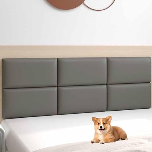Wandpaneele Gepolstert Wandkissen Selbstklebend 3d Selbstklebend Wandaufkleber Paneele Wand,Wandkissen Bett Selbstklebend Leder Polsterpaneel Wandkissen Abnehmbar Schutzplatte(7,Width200*Height50) von HLTQL