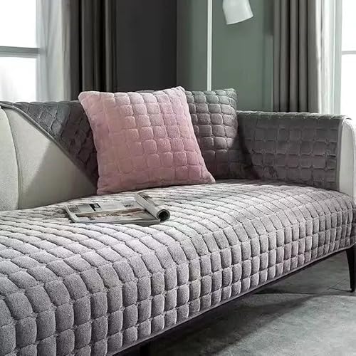 sofabezug U Form eck L Form,Sofa überzug Geeignet für 3/4/2/1Sitzplätze Couch überzug Rutschfester Sofa Cover Schutz vor Kratzern für Katzen und Hunde sofadecke(#9,90x210cm) von HLTQL