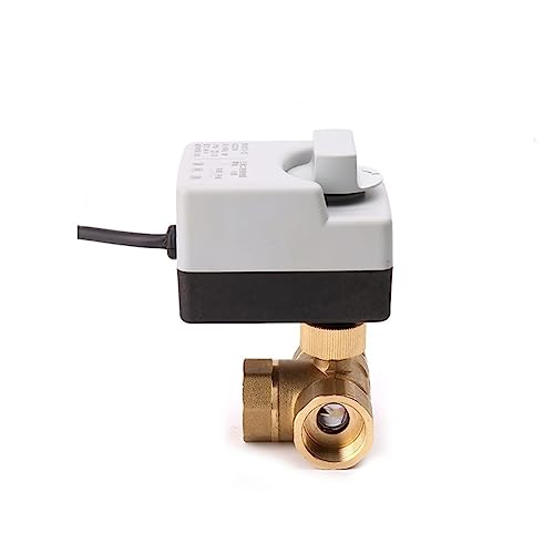 1/2 Zoll 3/4 Zoll 1 Zoll 2 Zoll Dreiwege-Elektrokugelhahn Elektrokugelhahn Dreidraht-Zweipunkt-Steuerkugelhahn mit manuellem Schalter(1 inches,24VDC) von HLVDLSNI