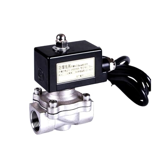 3/4" 304 Edelstahl explosionsgeschütztes Magnetventil Gas 220V 24V 110V(BSP_12VDC) von HLVDLSNI