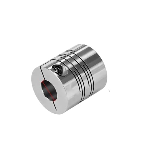 CICG Parallelschlitzkupplung Motor-Encoder-Anschluss Edelstahl elastische Kupplung CICG-16X21 CNC-Getriebezubehör(CICG-16X21-6.35x6.35) von HLVDLSNI