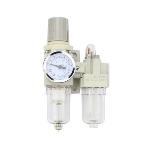 Luftpumpe Kompressor Ölfilter Druckminderer Ventil Ablassventil Wasserabscheider Reifen Druck manuelle Entwässerung AC2010-02(AC2010 with PC 4mm) von HLVDLSNI