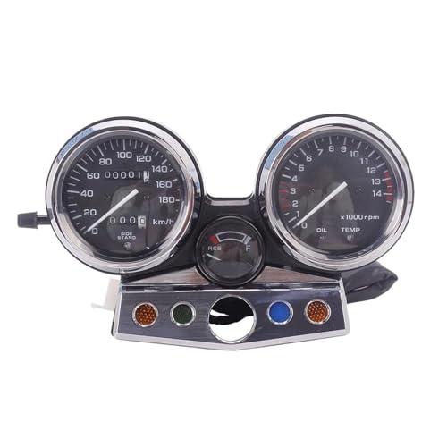 Für CB400 CB400SF MC31 1995–1998 Instrumenteneinheit Tacho Kilometerzähler Drehzahlmesser(Weiss) von HLWXMDZ