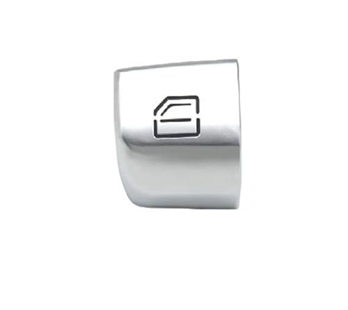 Für Für C E GLC S-Klasse W205 W253 W213 W293 W222, Abdeckungskappe Für Den Schalterknopf Des Fensterhebers Im Auto HLWXMDZ(Silver 3) von HLWXMDZ