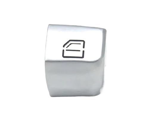 Für Für C E GLC S-Klasse W205 W253 W213 W293 W222, Abdeckungskappe Für Den Schalterknopf Des Fensterhebers Im Auto HLWXMDZ(Silver 4) von HLWXMDZ