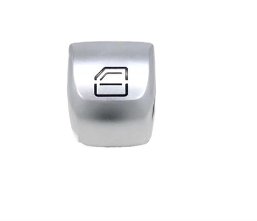 Für Für C E GLC S-Klasse W205 W253 W213 W293 W222, Abdeckungskappe Für Den Schalterknopf Des Fensterhebers Im Auto HLWXMDZ(Silver 5) von HLWXMDZ