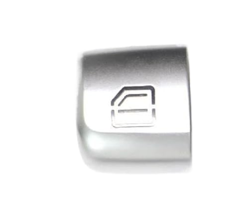 Für Für C-Klasse W205 GLC W253 Auto-Hauptfensterschalter-Tastenkappen Türfenster Glashebe-Steuerschalter HLWXMDZ(Silver 1) von HLWXMDZ