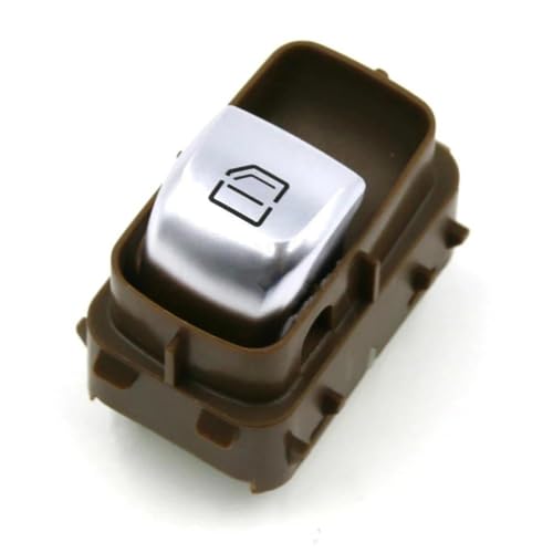 Für Für E63 CLS350 C63 E200 W213 Beifahrerseite Vorne Hinten Rechts Elektrischer Fensterheberschalter HLWXMDZ(Braun) von HLWXMDZ