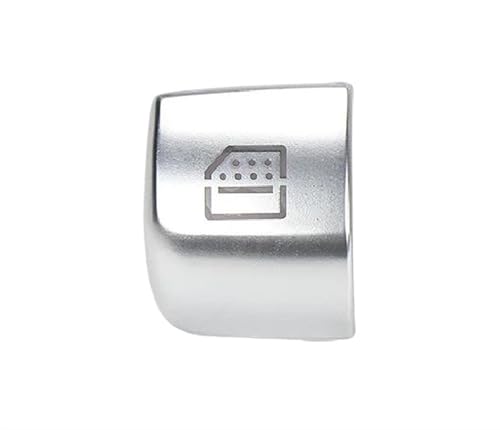 Für Für S-Klasse S300 S320 S400 W222 Fensterschalter-Tastenabdeckung Fahrzeugtürglas-Steuerschalterkappe HLWXMDZ(Silver 3) von HLWXMDZ