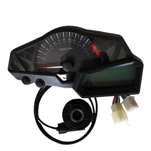 Für Ninja 300 Motorrad 15000RPM LCD Kilometerzähler Geschwindigkeit Tankanzeige Niedriger Ölstand Anzeige Blinkender Alarm Für Ninja 300 Motorrad 15000RPM LCD Kilometerzähler Geschwindigkeit Tankanzeige Niedriger Ölstand Anzeige Blinkender Alarm von HLWXMDZ