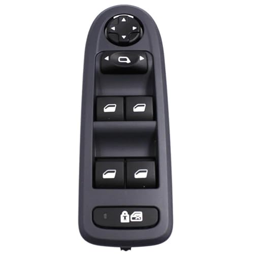 Für Peugeot 308 5-Türer Schrägheck Kombi 2007-2013 Hauptfensterheberschalter Spiegelkontrollknopf 96644915 98053439 HLWXMDZ(Black) von HLWXMDZ