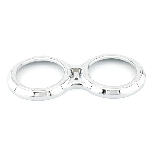 Für TRIUMPH Für Bonneville T120 T100 Für Thruxton 1200 R RS Für Speed Twin Motorrad Dashboard Panel Gauge Pod Rahmen Trim Abdeckung(Silber) von HLWXMDZ