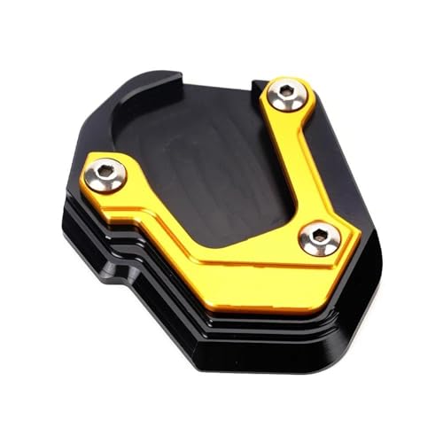 HLWXMDZ Seitenverlängerung Pad Für VOGE Für Valico DS900X Dsx900 900dsx 900 DSX DS 900 X 2024 Motorrad-Hilfsfußpedal-Ständer-Seitenständer-Verlängerungspolster(Gold) von HLWXMDZ
