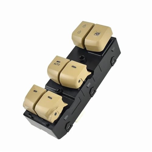 Hauptschalter Für Elektrische Fensterheber 93570-4V000 Zubehör Für Hyundai Für Elantra Für Lang Move 2012 2013 2014 2015 2016 HLWXMDZ(Yellow AUTO) von HLWXMDZ