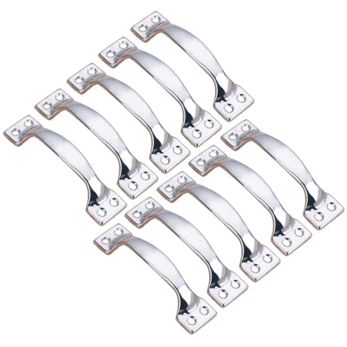 10 Stück Edelstahl Türgriff Schrankgriffe Hardware für Küche und Badezimmer Schrank Kommode Pull Schubladengriffe Fenster Werkzeugkasten Griff Hardware 10 Stück Edelstahl Türgriff Schrankgriffe Hardware für Küche und Badezimmer Schrank Kommode Pull Schubladengriffe Fenster Werkzeugkasten Griff Hardware von HLXDECO