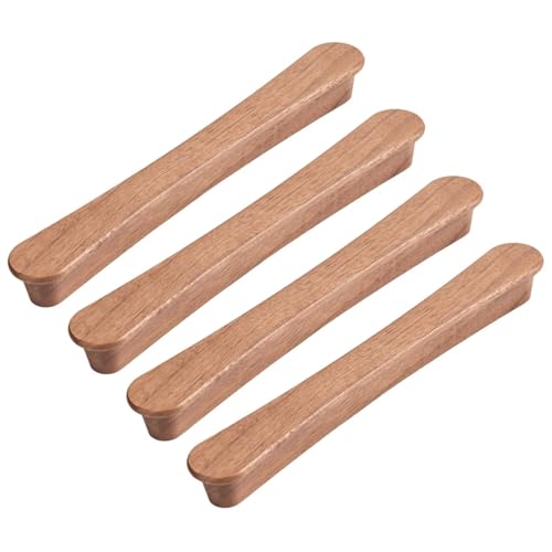 HLXDECO 4 x Holzgriffe für Schränke, Walnussholz, 192 mm Lochmitte, Küchenmöbel, Kommoden, Türknäufe, Kleiderschrank, Schublade, Griff HLXDECO 4 x Holzgriffe für Schränke, Walnussholz, 192 mm Lochmitte, Küchenmöbel, Kommoden, Türknäufe, Kleiderschrank, Schublade, Griff von HLXDECO