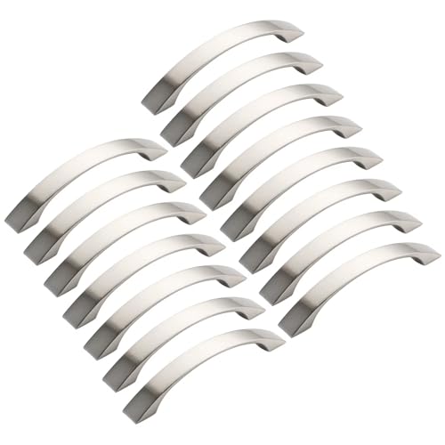 HLXDECO Schrankgriffe aus Aluminiumlegierung, Schubladen-Hardware-Knäufe für Küche und Badezimmer, Schrankgriff, Kleiderschrank, Kommodengriff, Kommode, Heimwerker-Projekt, Lochmitte, 96 mm, 15 Stück HLXDECO Schrankgriffe aus Aluminiumlegierung, Schubladen-Hardware-Knäufe für Küche und Badezimmer, Schrankgriff, Kleiderschrank, Kommodengriff, Kommode, Heimwerker-Projekt, Lochmitte, 96 mm, 15 Stück von HLXDECO